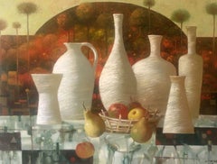 Still Life, Surrealism, Original oil Painting, Ready to Hang