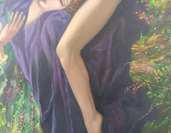 Sounds d'été, Art figuratif, peinture à l'huile originale, prête à être accrochée