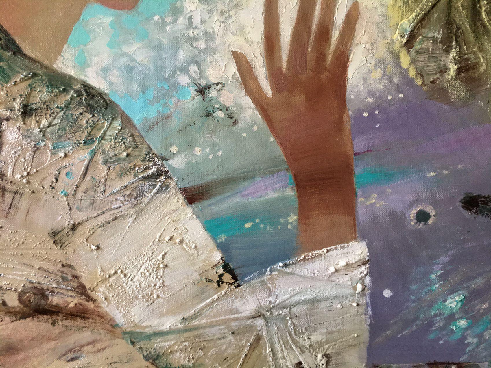 Artista: Anatoly Borisovich Tarabanov
Lavoro: Pittura a olio originale, opera d'arte fatta a mano, unica nel suo genere 
Mezzo: Olio su tela 
Anno: 2015
Stile: Arte figurativa,
Titolo: Due banche 
Dimensioni: 29.5