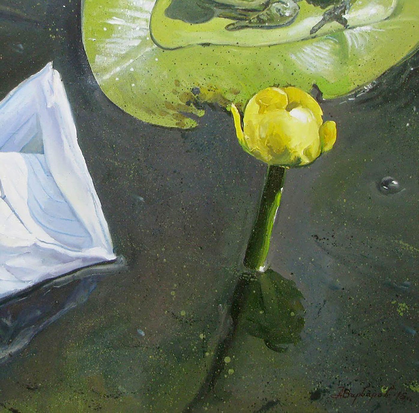 Ein Treffen, Leinwand Kunst, Original-Ölgemälde in Öl, Unikat – Painting von Anatoly Varvarov Viktorovich