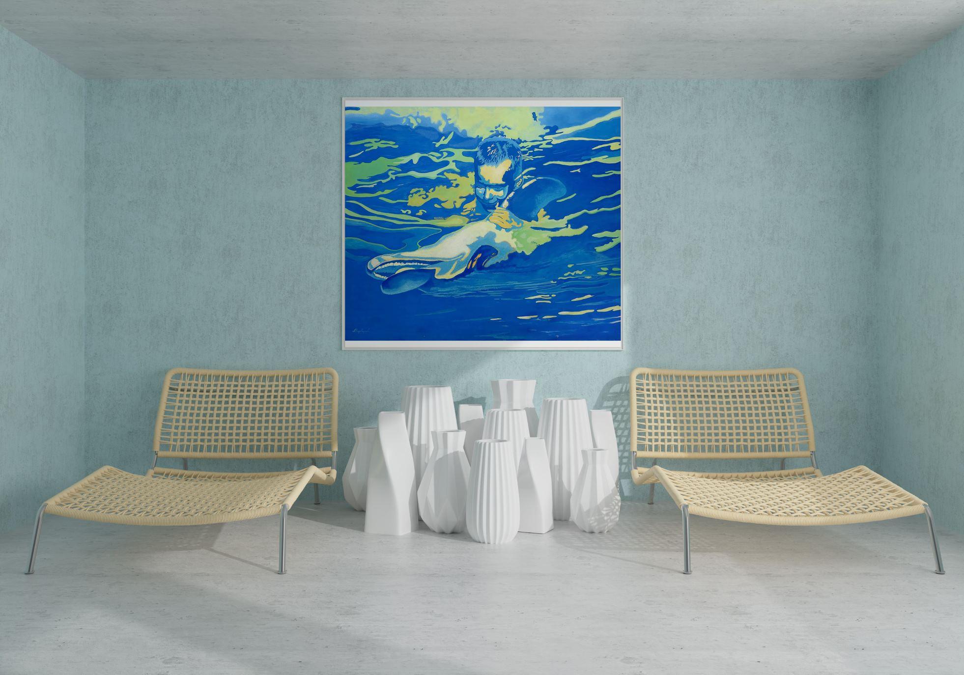 Ein Hauch von einem Traum Porträt Zeitgenössische Kunst Original Ölgemälde Einzigartig im Angebot 2