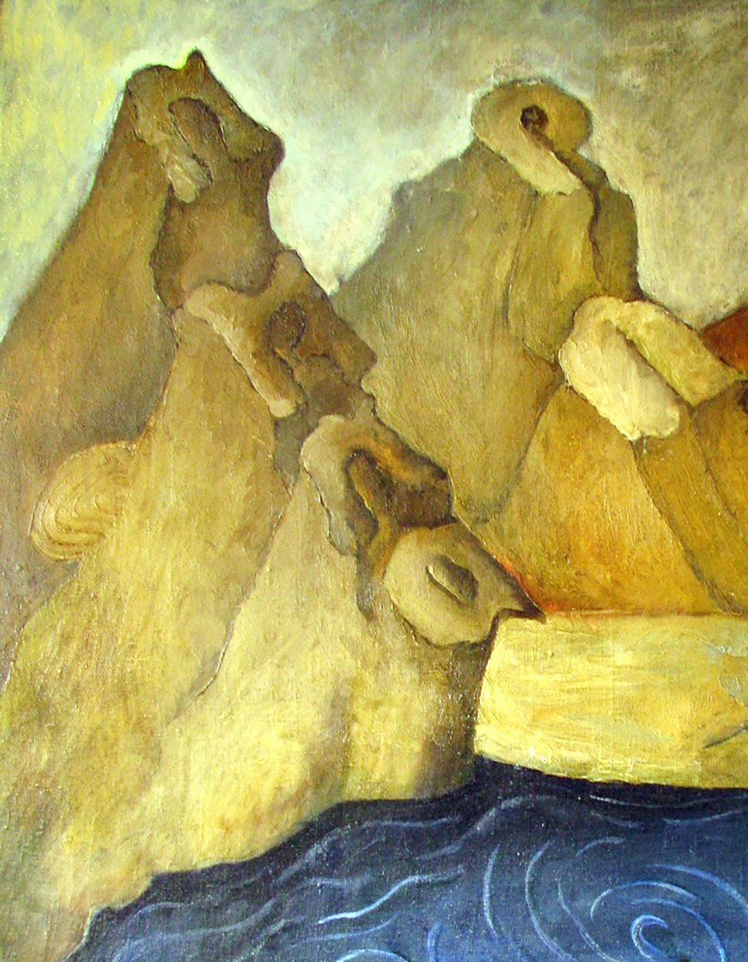 Künstler: Warwarow Anatoli Viktorowitsch
Titel: Und das Schiff segelt,
Größe: 40,5x31,5 Zoll, (105x80 cm)
Medium: Öl auf Leinwand
Handbemalt, original, einzigartig.

Wir stellen Ihnen das Ölgemälde 