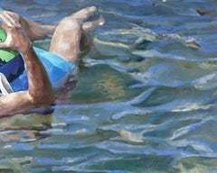 Más allá de la infancia, Figura, Arte contemporáneo, Pintura al óleo original, Único en su género