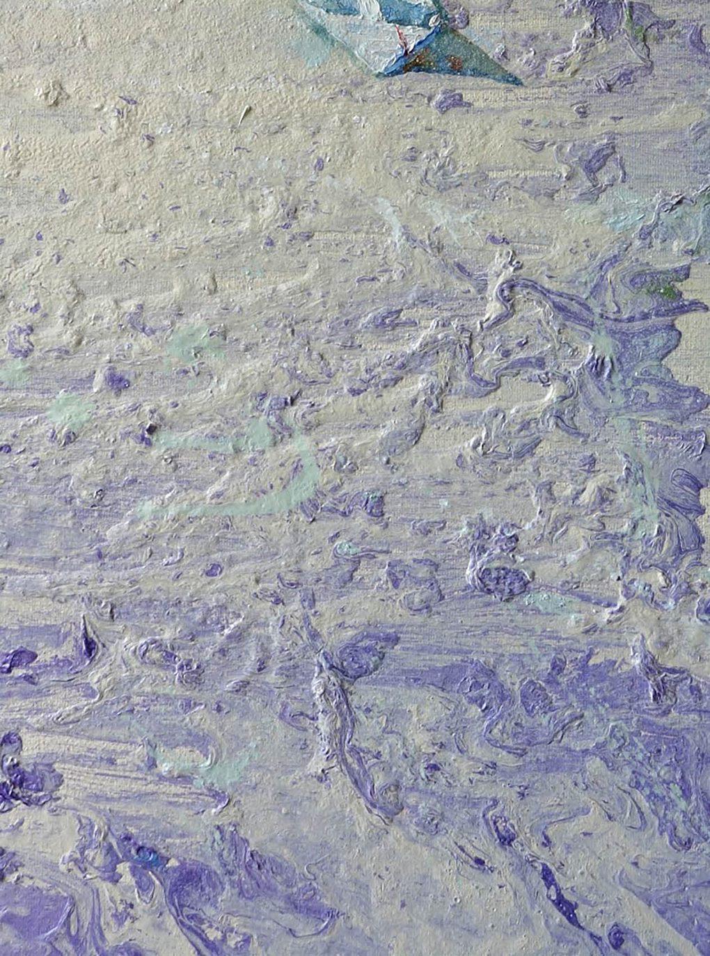 Flood Water, Original Ölgemälde, Leinwandkunst, Unikat, Original (Impressionismus), Painting, von Anatoly Varvarov Viktorovich