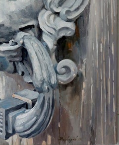 Knock - you will open, Contemporary Art, Original oil Painting, One of a Kind