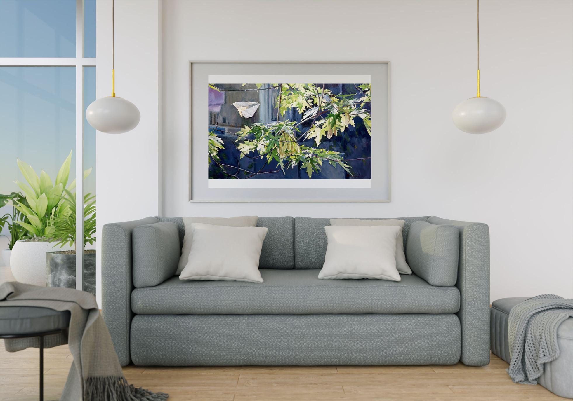 Acero, Pittura ad olio originale, Pezzo unico in vendita 3