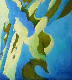 Poplar, Abstract Art Contemporary Original oil Painting, One of a Kind