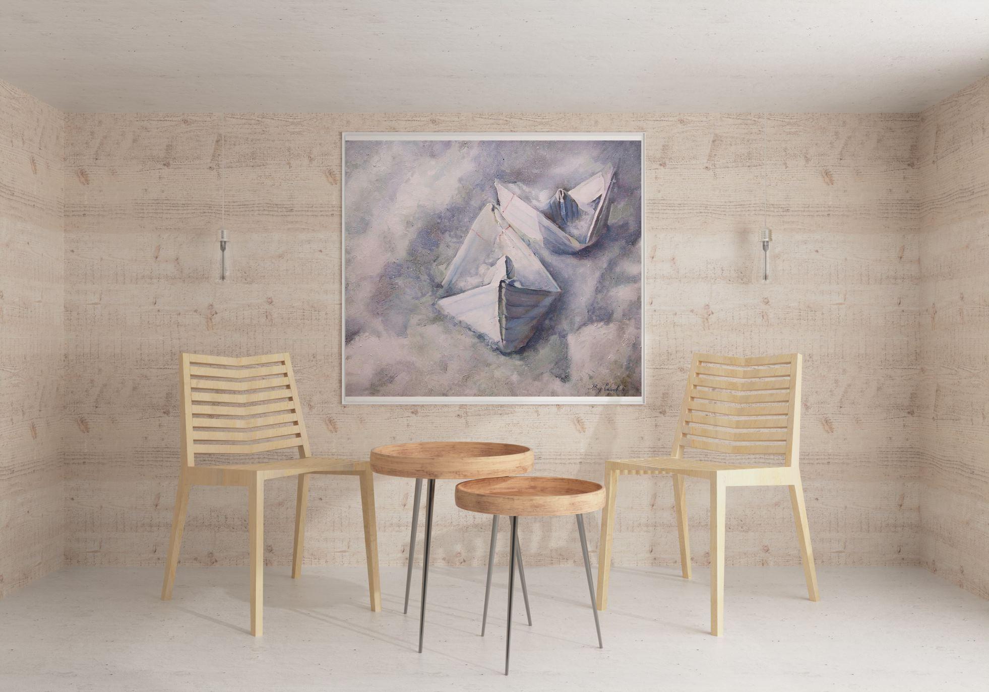 Spring is Ahead, Stillleben, Original-Ölgemälde, Unikat im Angebot 2