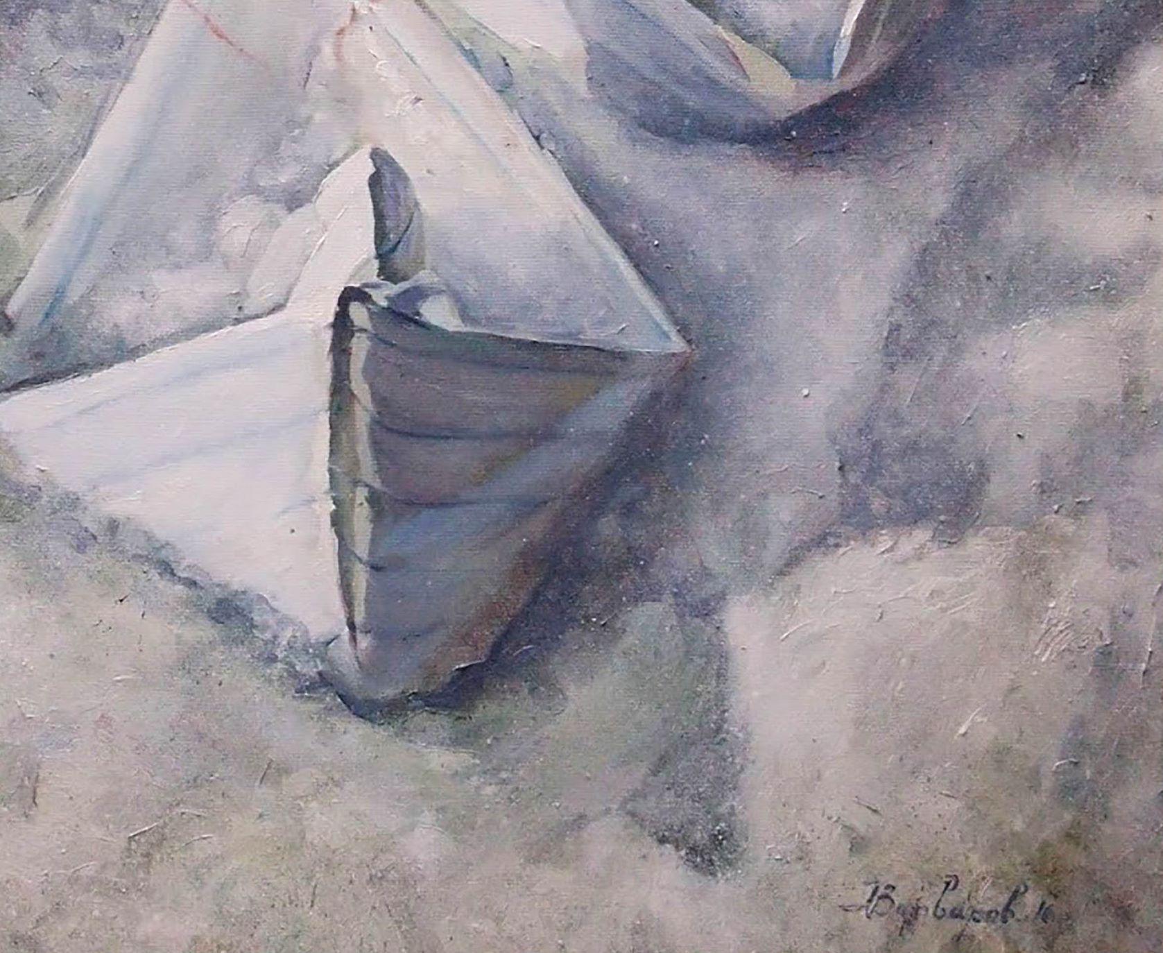 Spring is Ahead, Stillleben, Original-Ölgemälde, Unikat – Painting von Anatoly Varvarov Viktorovich