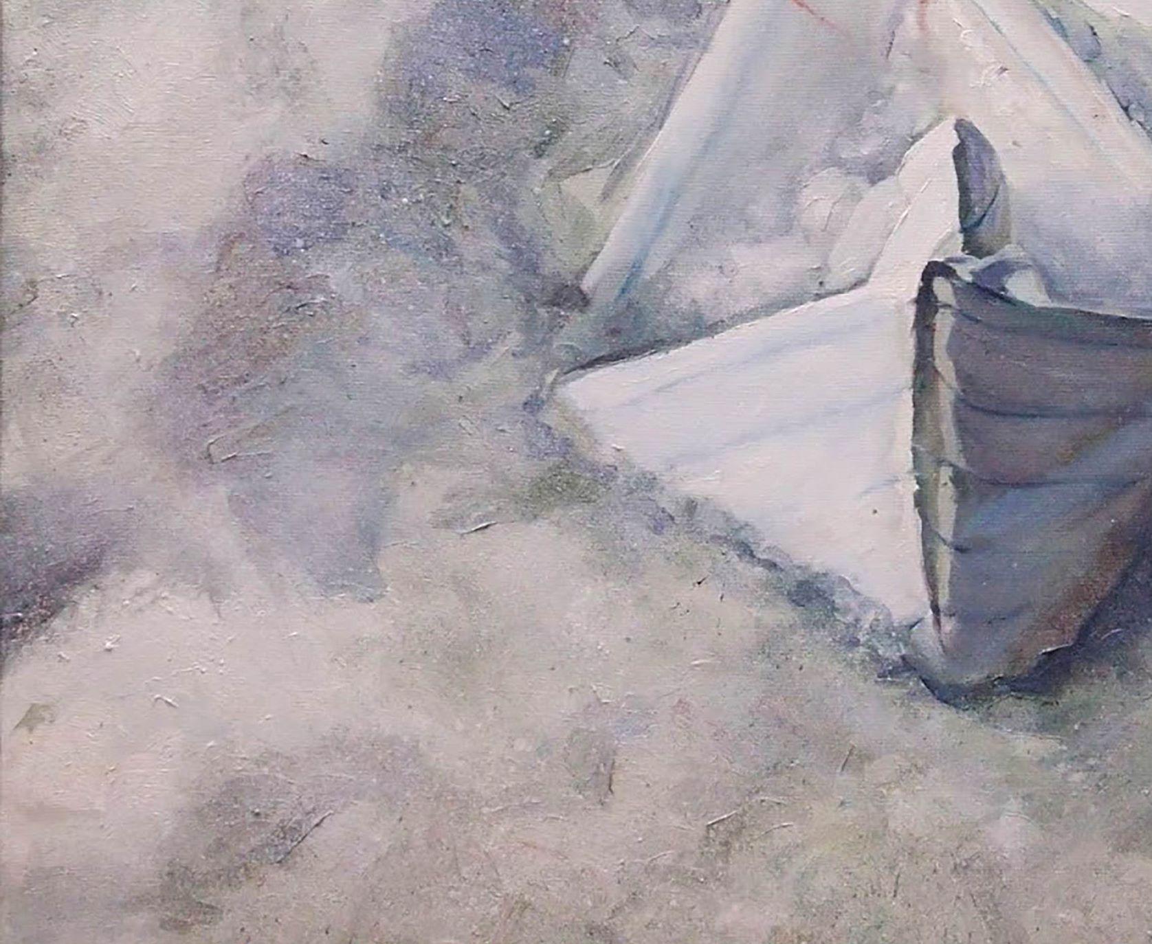 Spring is Ahead, Stillleben, Original-Ölgemälde, Unikat (Impressionismus), Painting, von Anatoly Varvarov Viktorovich