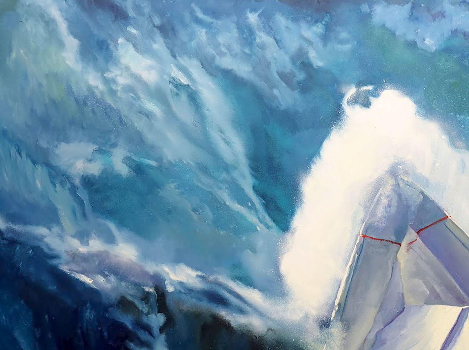 Künstler: Warwarow Anatoli Viktorowitsch
Titel: Sturm,
Größe: 53x69 Zoll, (135x175 cm)
Medium: Öl auf Leinwand
Handbemalt, original, einzigartig.

Wenn Sie auf der Suche nach einem Kunstwerk sind, das Ihr Zuhause aufregender und dramatischer macht,