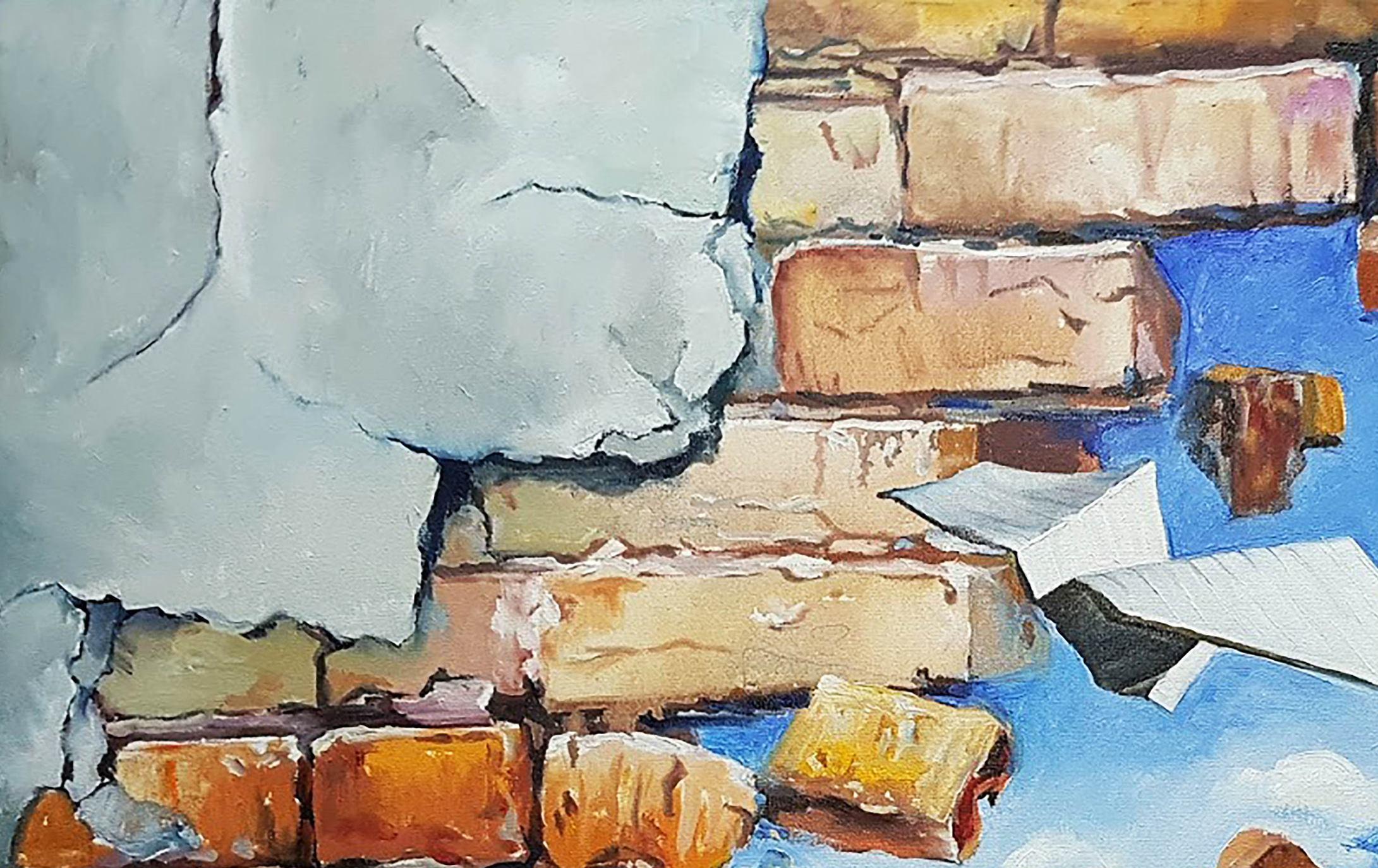 Künstler: Warwarow Anatoli Viktorowitsch
Titel: Die Mauer,
Größe: 23,5x35,5 Zoll, (60x90 cm)
Medium: Öl auf Leinwand
Handbemalt, original, einzigartig.

Wenn man 