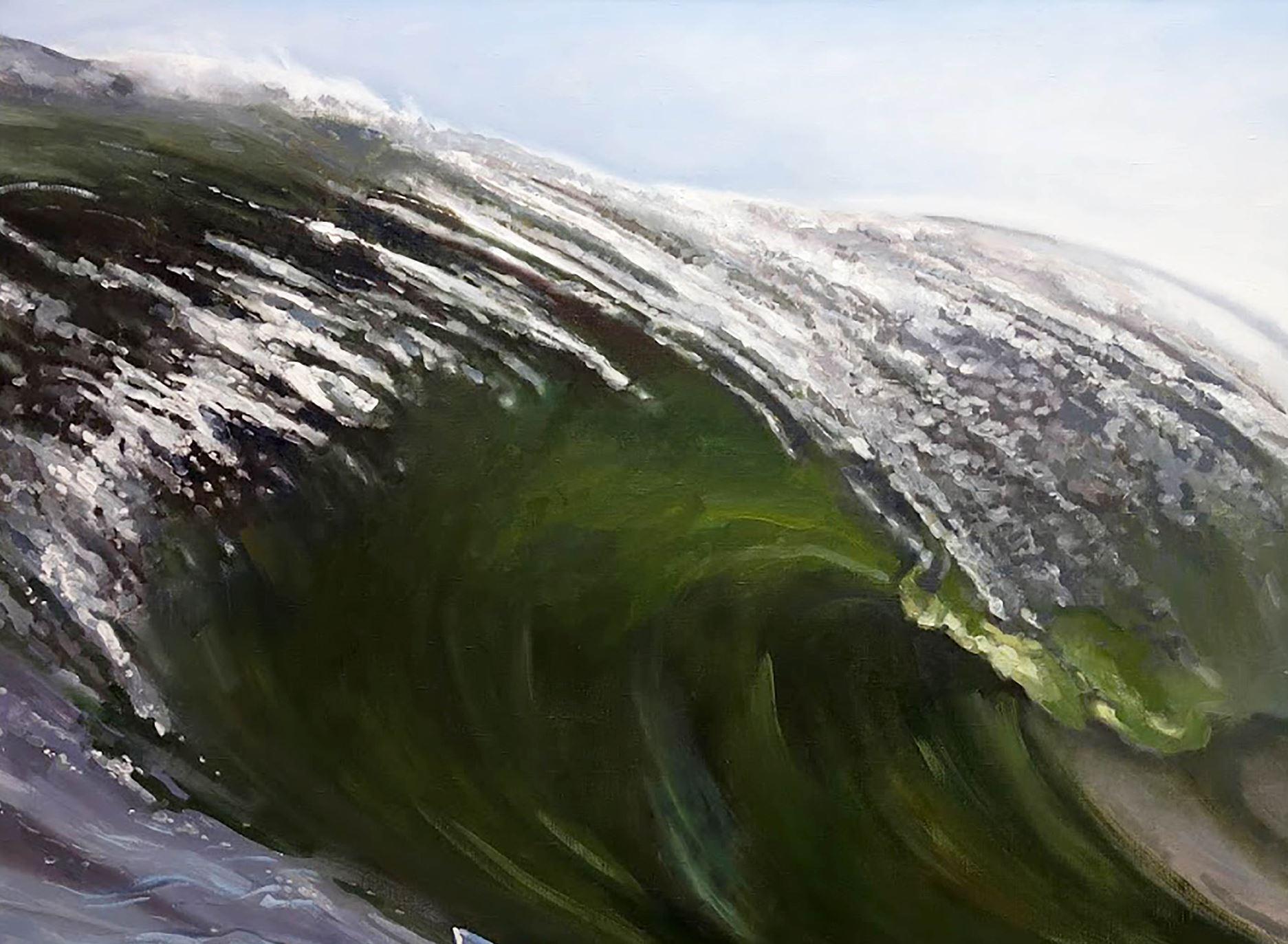 Wave, Sea, Coastal, Original oil Painting, One of a Kind For Sale 1