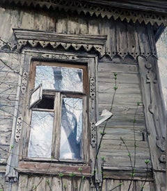 The Window, Zeitgenössische Kunst, Original Ölgemälde, Einzigartig