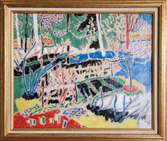 Mid-Century Colourful Fauvist inspired Garden and Landscape.