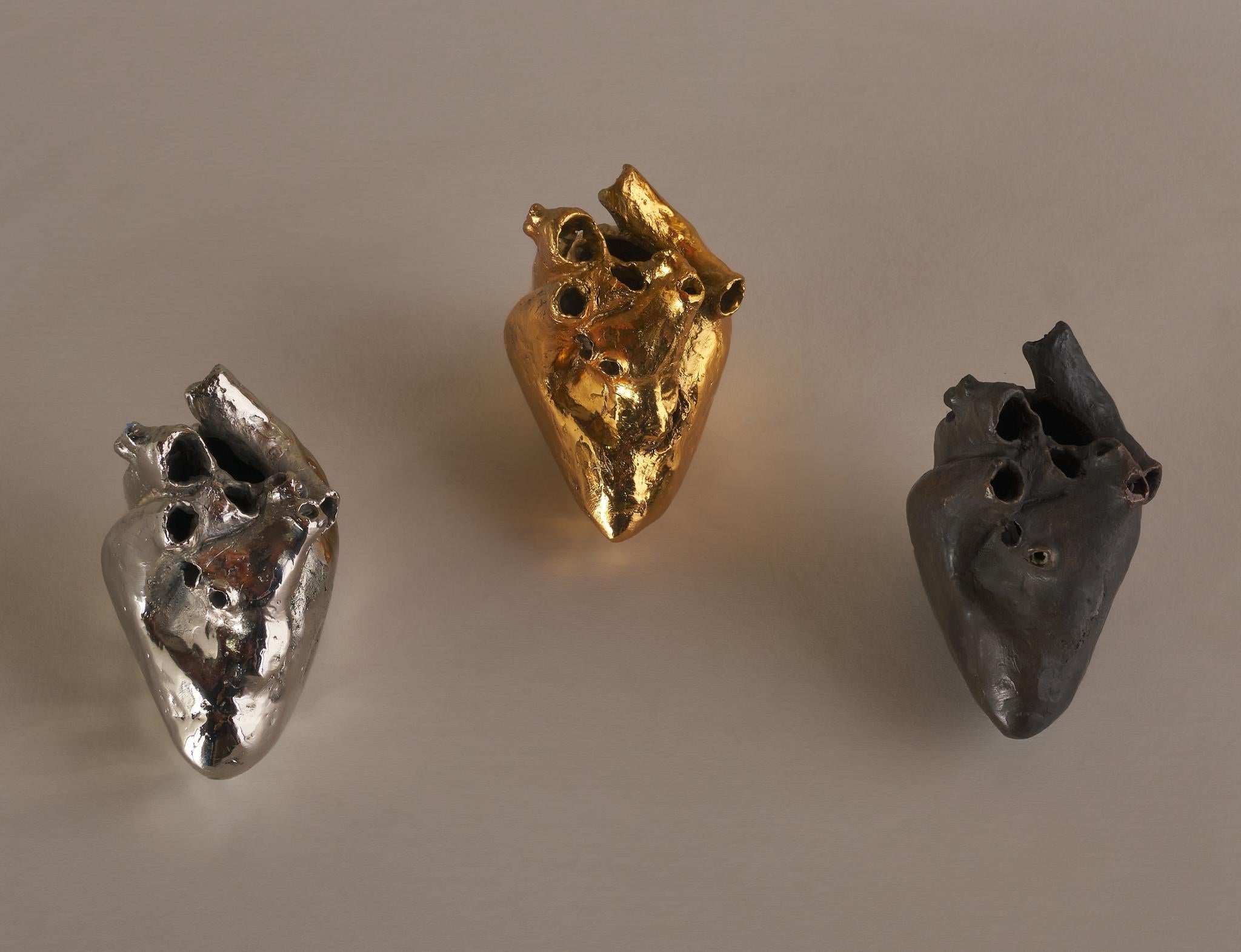Organique Bronze anatomique  Heart de Jeff Price ( 1954-2018) pour Blackman Cruz en vente