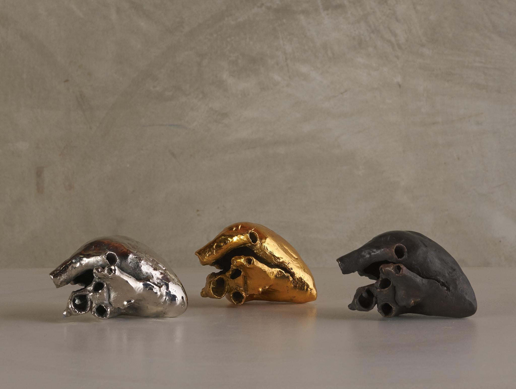 Américain Bronze anatomique  Heart de Jeff Price ( 1954-2018) pour Blackman Cruz en vente