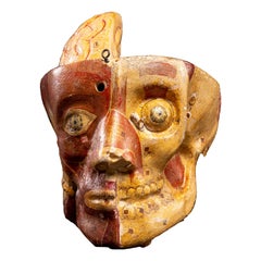 Anatomical Cut of Human Skull Papier-maché, Didactical Collectables, Dr.Auzoux