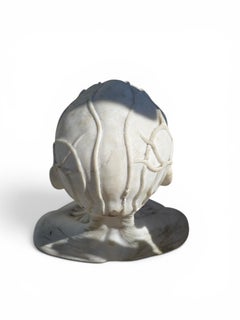 Anatomical Marble Bust, Italy, 1950s