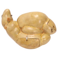 Anatomical model for class: an animal intestine, Italy 1890.