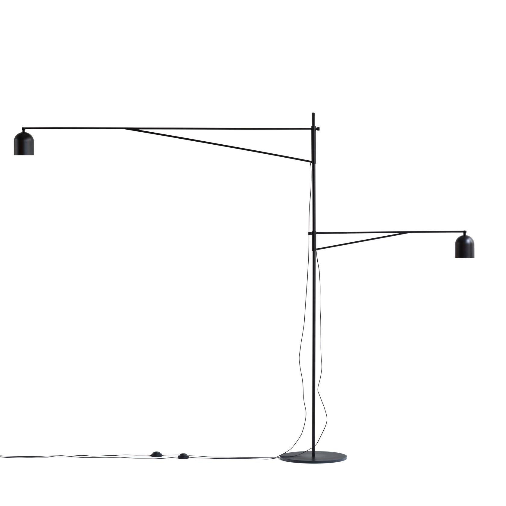 Danese Lampada da terra in acciaio e alluminio 'Awkward Light' di Anatomy Design by Karakter in vendita