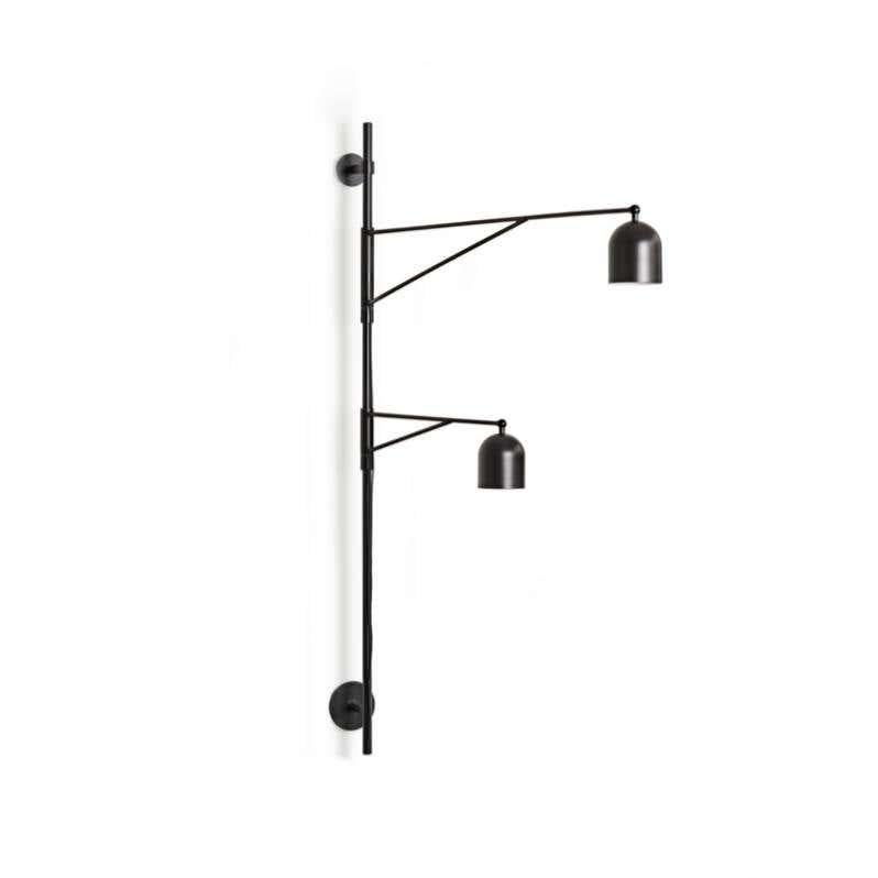 Danish Anatomy Design 'Awkward Light' Steel and Aluminium Wall Lamp for Karakter For Sale