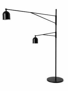 Anatomy Design for Karakter “Awkward” Double-Arm Black Metal Floor Lamp