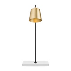 Anatomy Design 'Lab Light Table' Brass, Porcelain and Steel Table Lamp