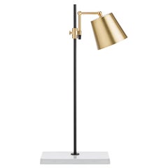 Anatomy Design 'Lab Light Table' Brass, Porcelain and Steel Lamp by Karakter