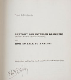 Anatomy for Interior Designers and How to Talk to a Client by Francis Schroeder