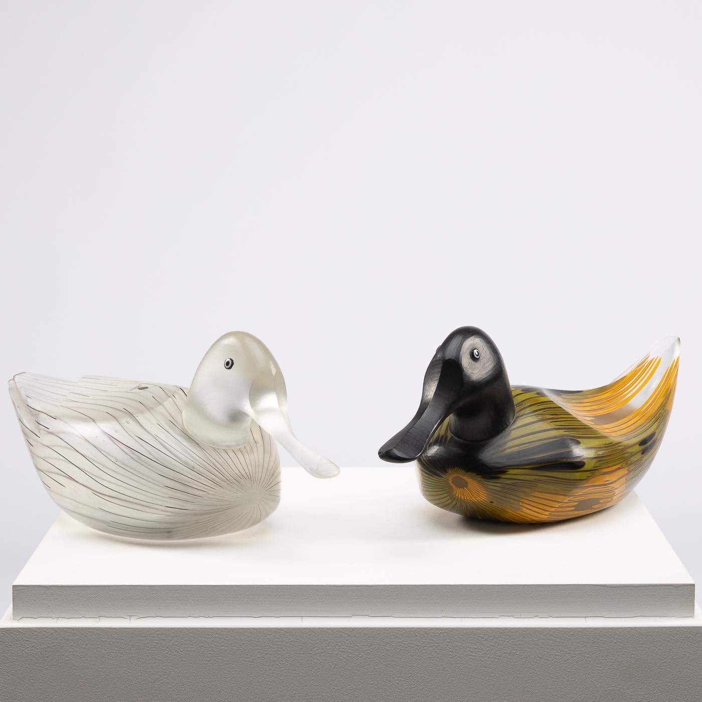 Sculpture « Anatra », figure d'un canard masculin en vente 2