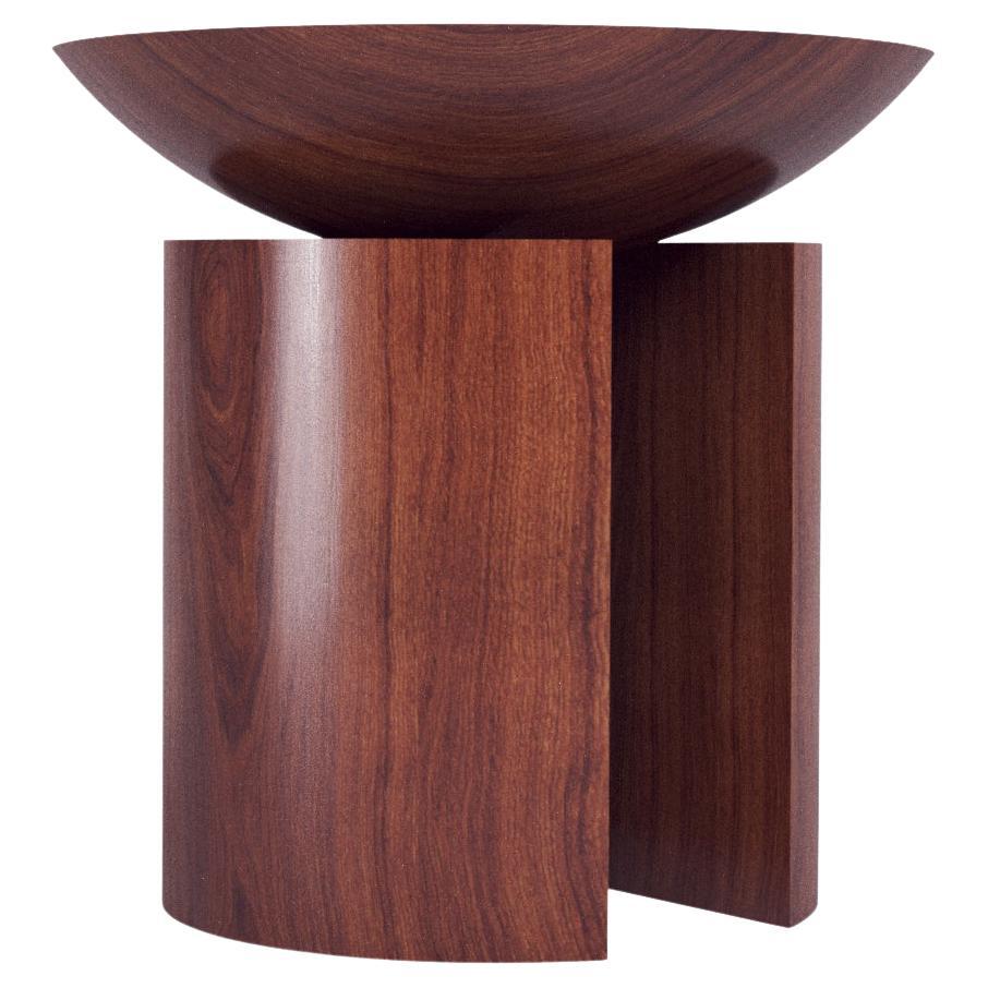 Anca Larga in Oil / Sculptural Side Table/Stool / Hardwood by Pedro Paulo Venzon