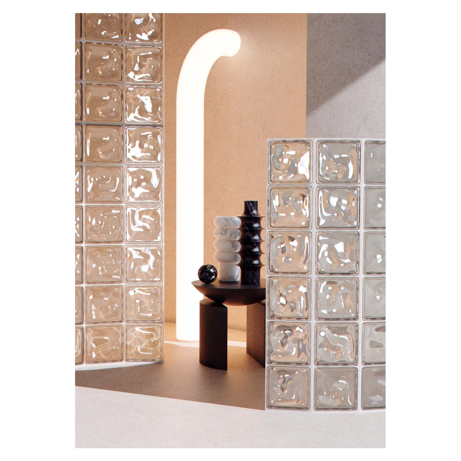Minimalist Anca Larga / Sculptural Side Table/Stool / Hardwood by Pedro Paulo Venzon For Sale