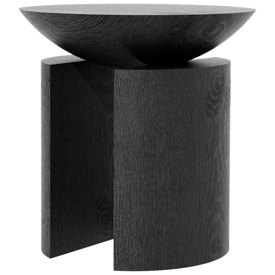 Anca Larga Sculptural Side Table/Stool Tropical Hardwood by Pedro Paulo Venzon