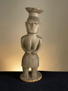 Ancestor grave marker tautau Wood carving from Indonesia C1900