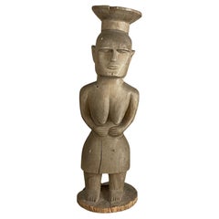 Marcador de tumba de antepasado tautau Talla de madera de Indonesia C1900