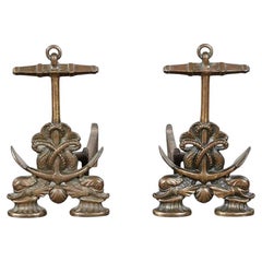 Anchor Andirons