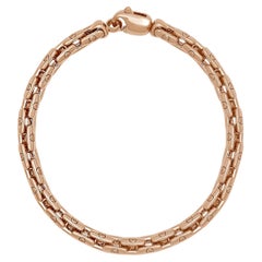 Pulsera Ancla en Oro Rosa