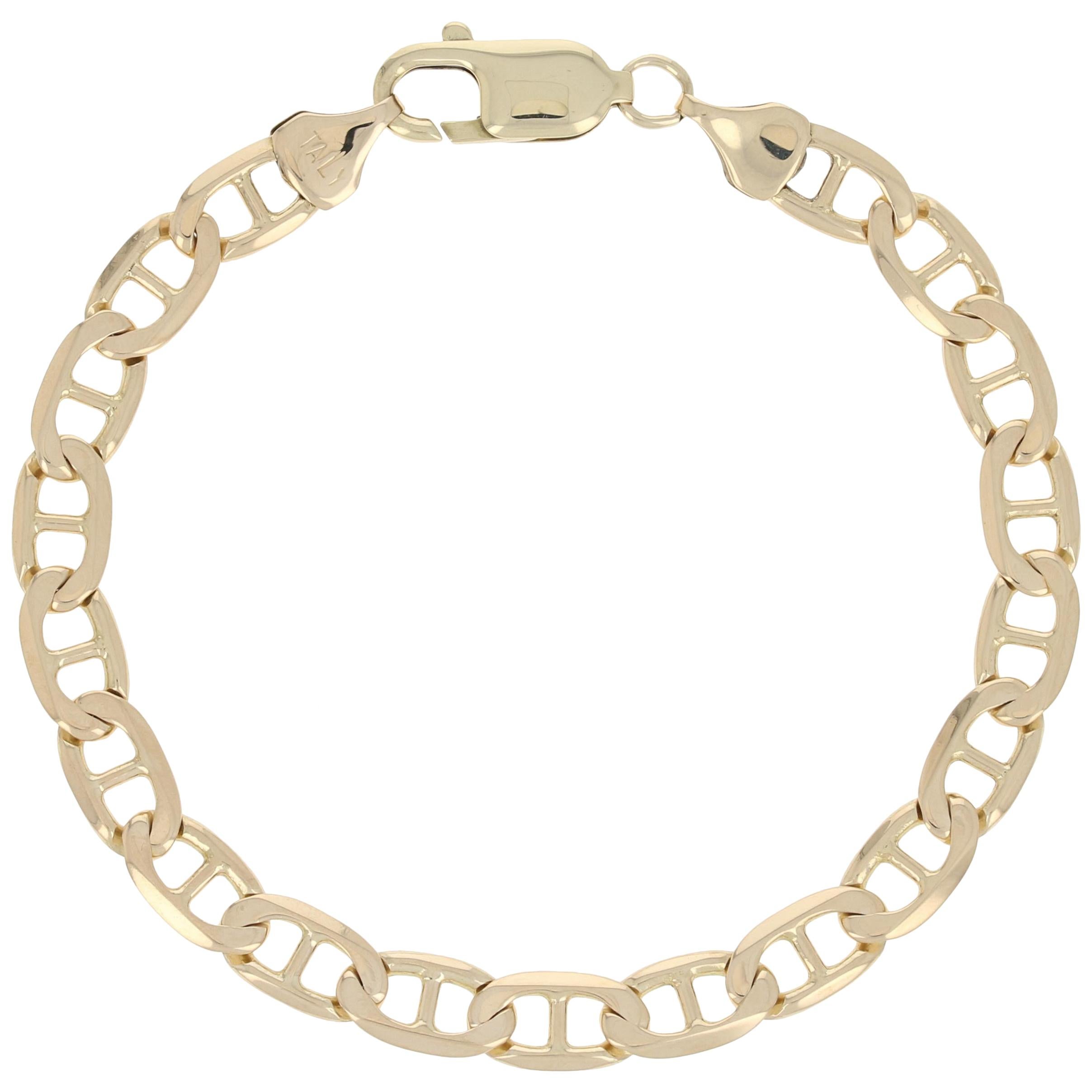 Anchor Chain Bracelet - 4 For Sale on 1stDibs