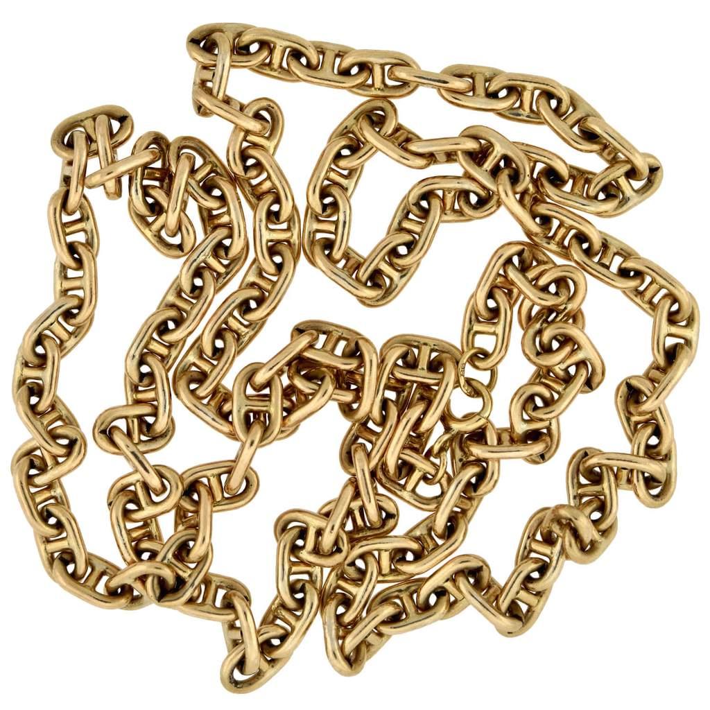 Anker Link Kette Halskette im Zustand „Gut“ im Angebot in Narberth, PA