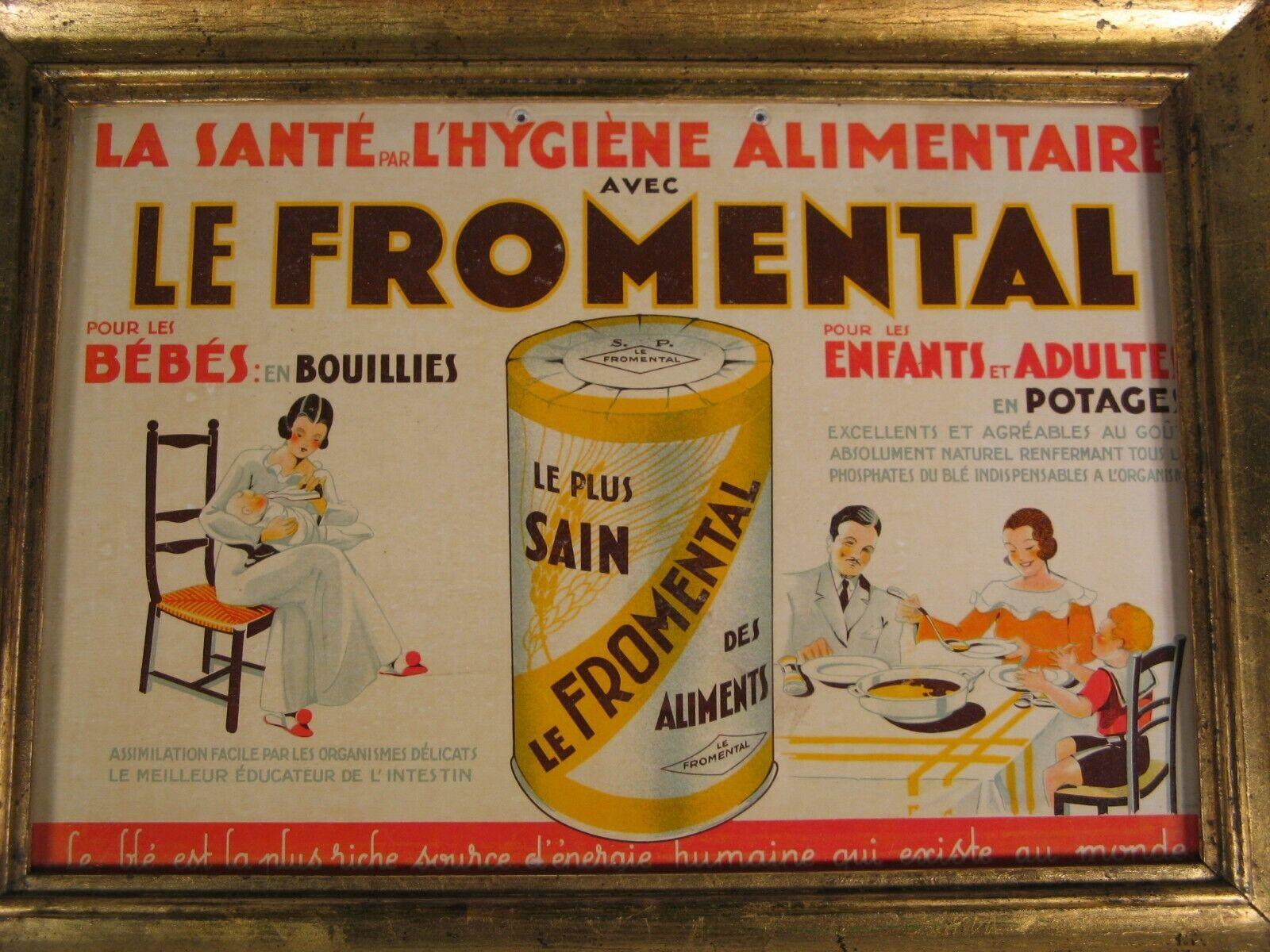 Antike Werbekarte für Le Fromental Bébés Maman Bouillie - 1Y136 (Empire)