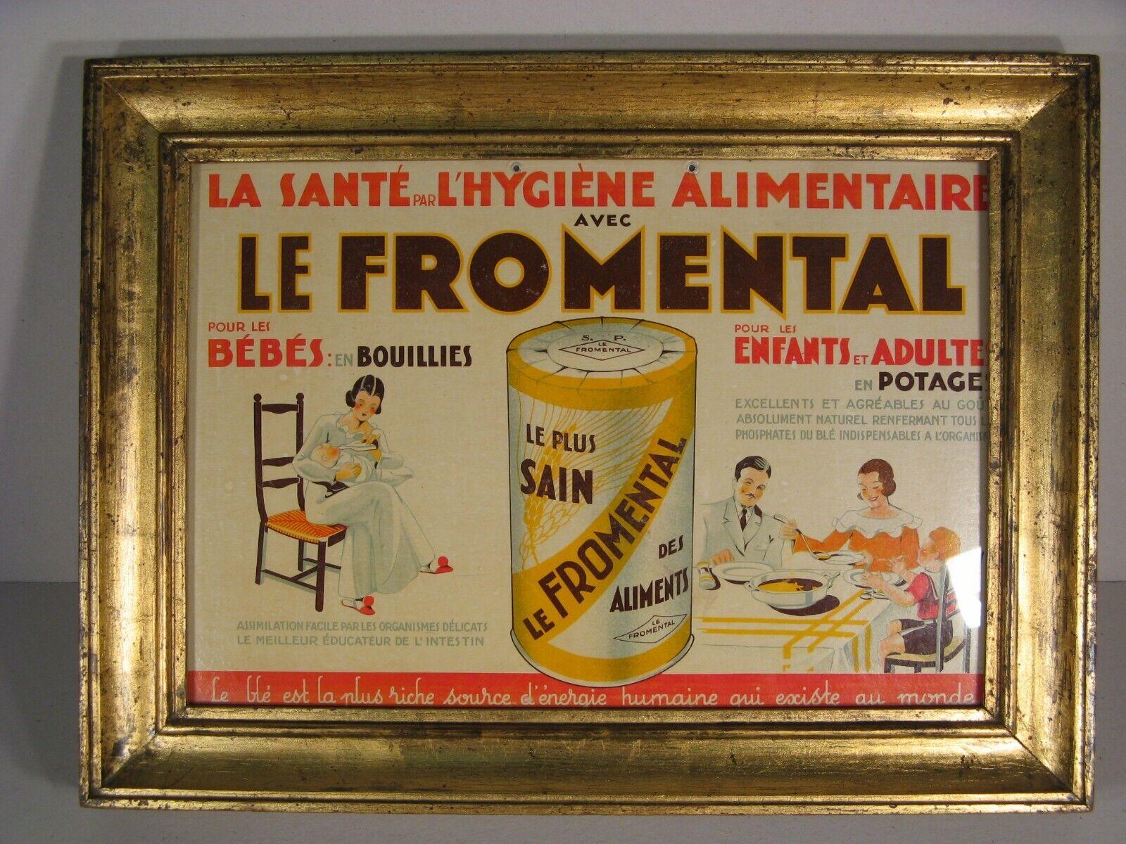 Antike Werbekarte für Le Fromental Bébés Maman Bouillie - 1Y136 im Zustand „Gut“ in Bordeaux, FR