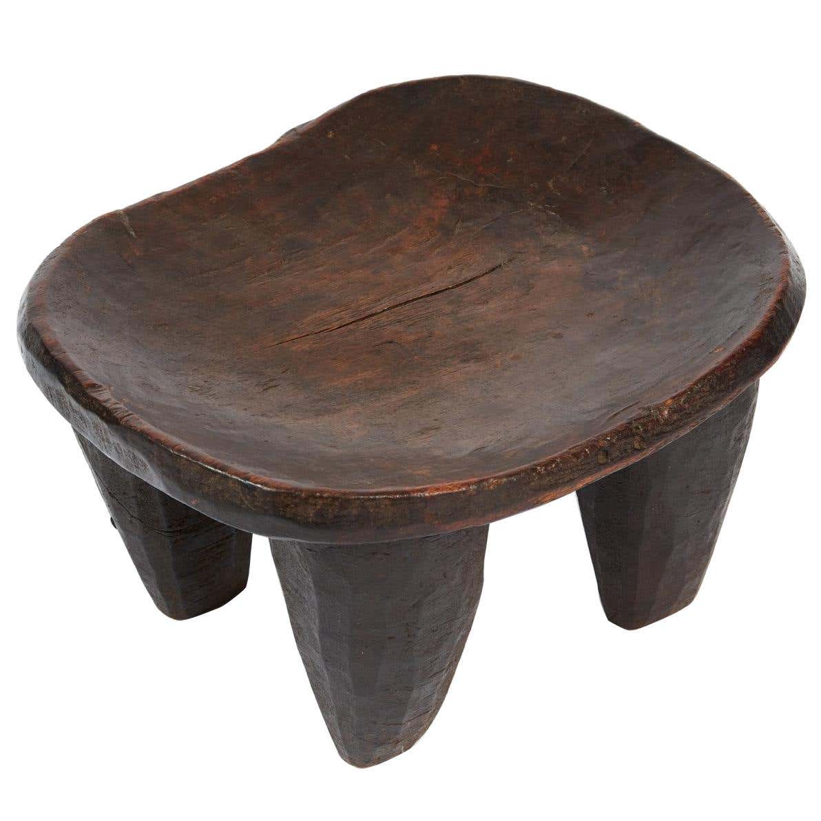 Authentic African Stool Ancient African Wooden Stool For Sale at 1stDibs | african wood stool ...