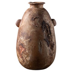 Ancient Alabastron Vessel made from Egyptian banded Alabaster - Ex Metropolitan