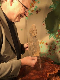 American "Human Effigy" Female Stone Sculpture, Tennessee, 1000 AD