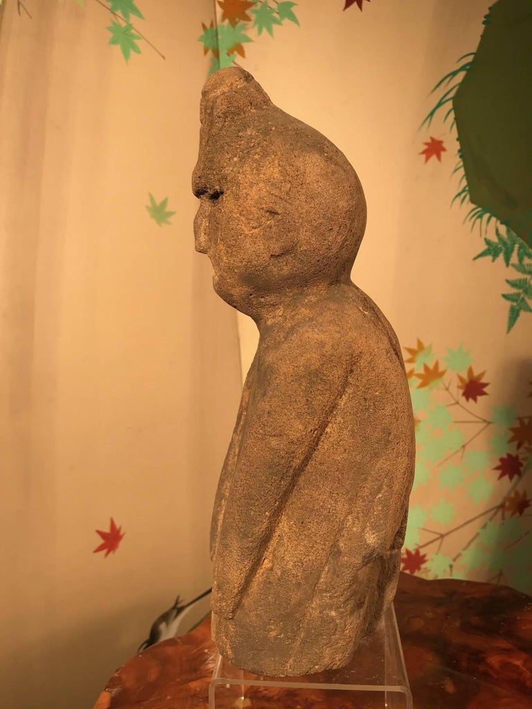 Ancient American Human Effigy Female Stone Sculpture Tennessee Site 