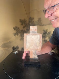 Ancient American "Human Effigy" Stone Paint Pallet, Anasazi Culture 900 AD