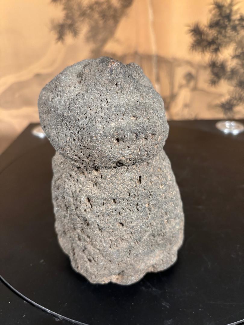 Ancient American Human Effigy Stone Star Gazer, Hohokam Culture 6