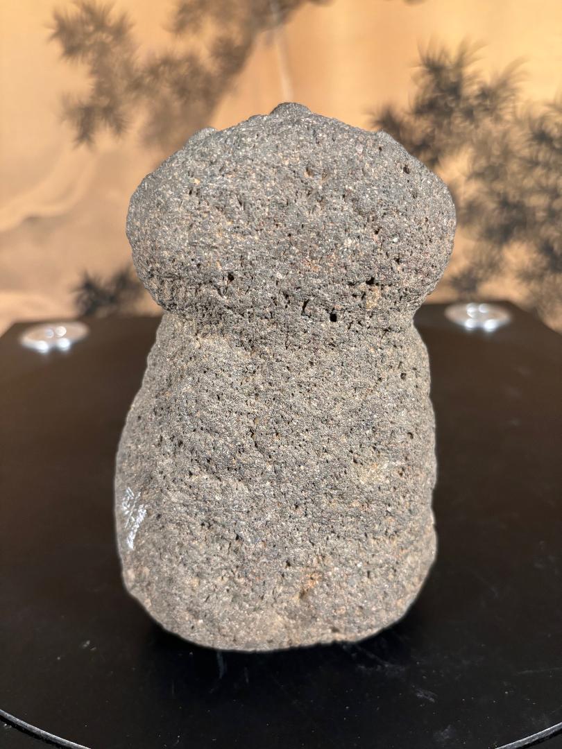 Ancient American Human Effigy Stone Star Gazer, Hohokam Culture 4