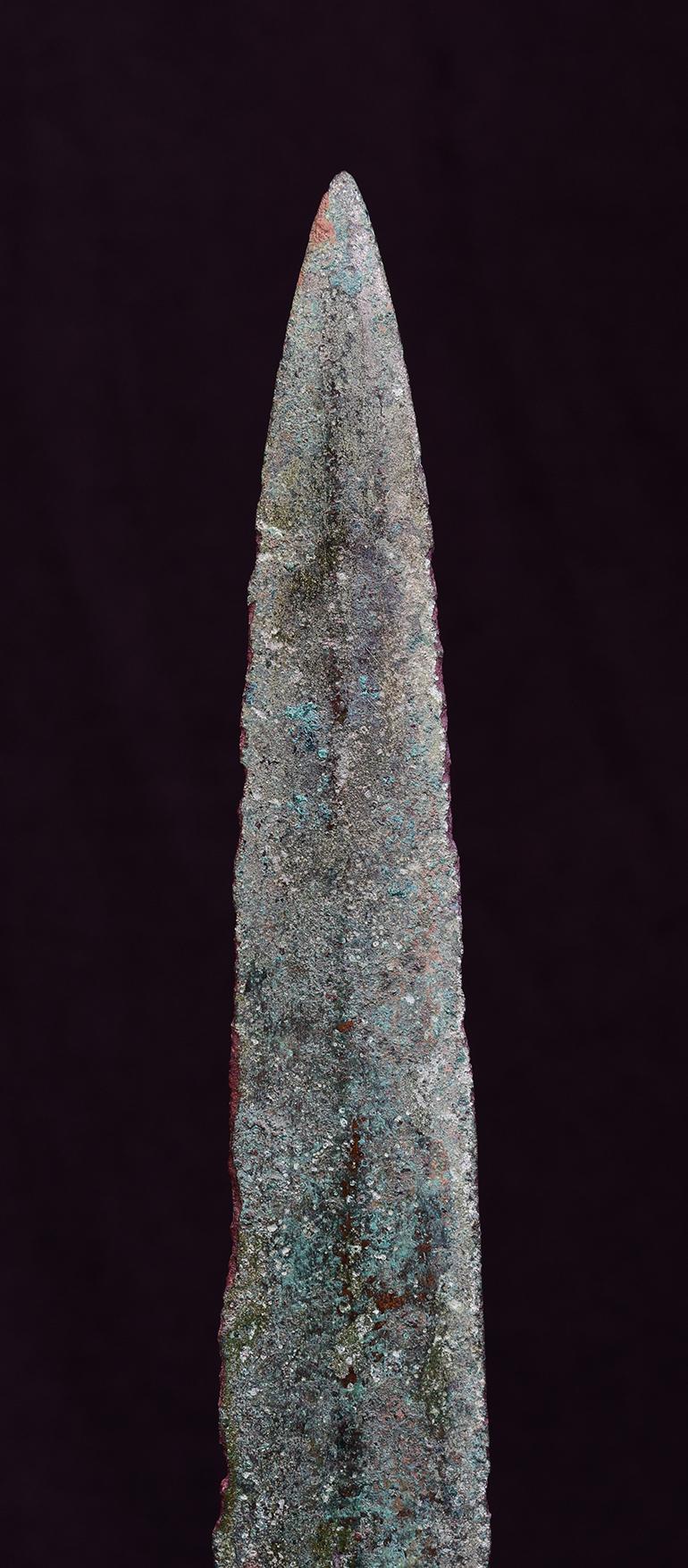 Antigua Espada Corta de Bronce de Luristán / Cuchillo / Arma de la Primera Edad del Hierro 2